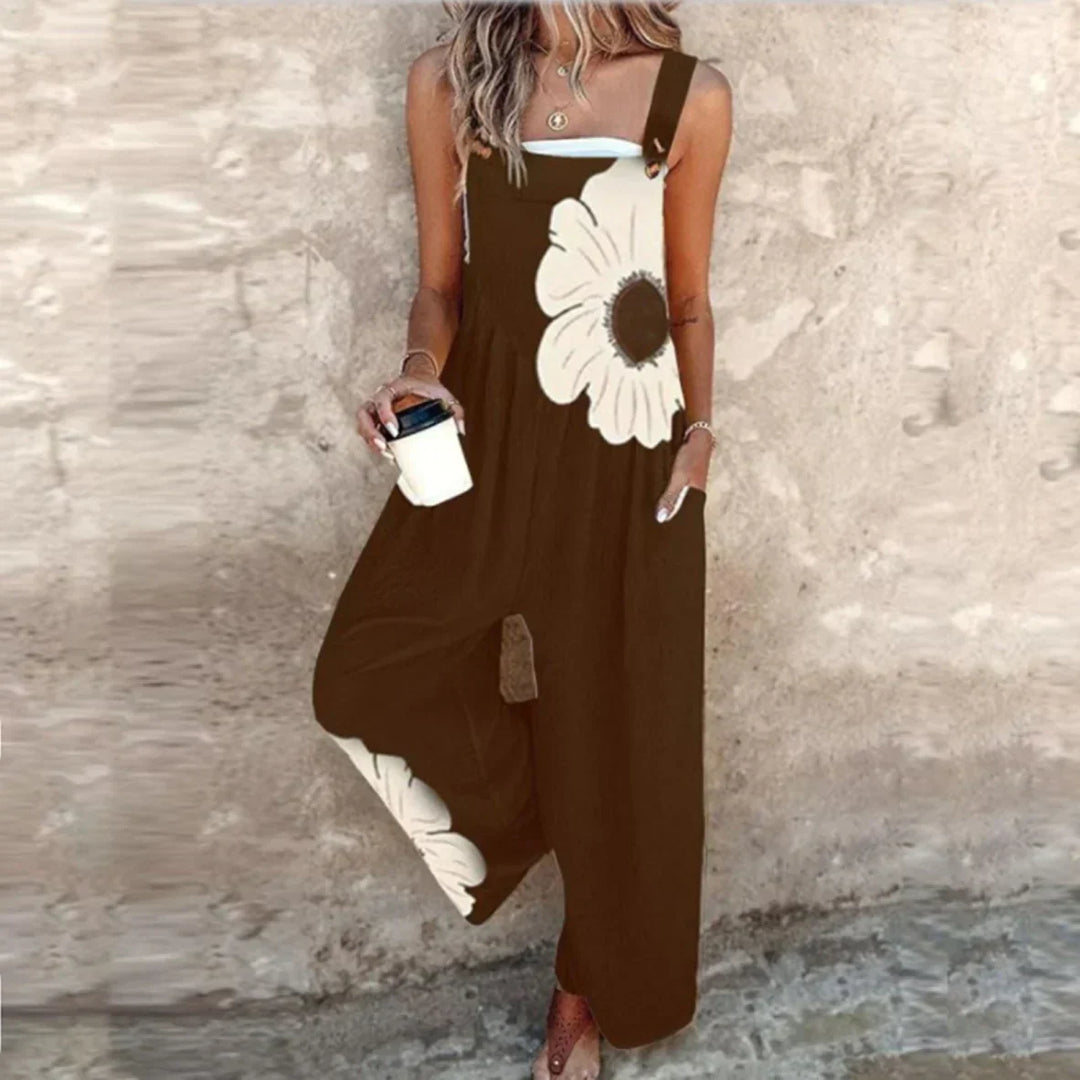Brunella | Salopette stampata confortevole
