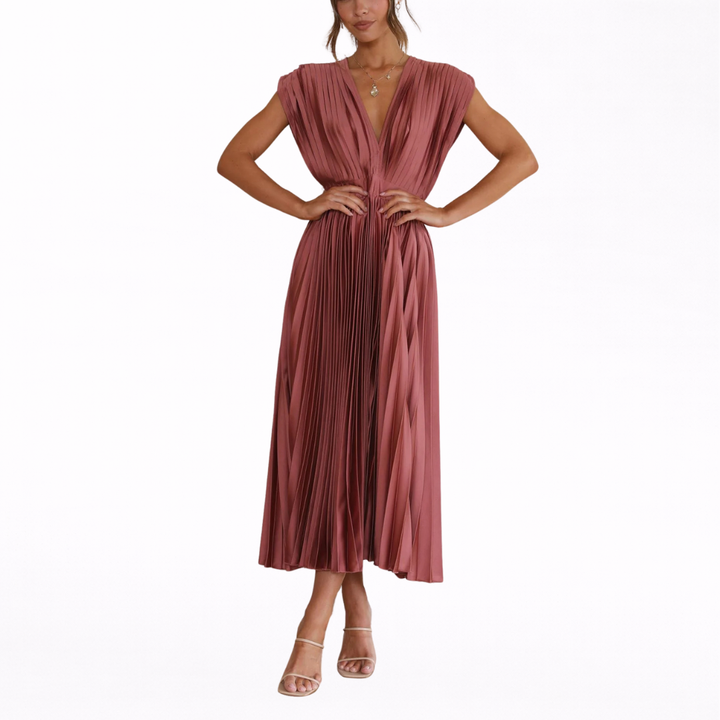 Ernesta | Abito plissé elegante