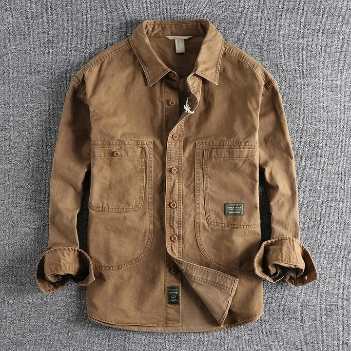 Camicia da lavoro uomo stile vintage Mario