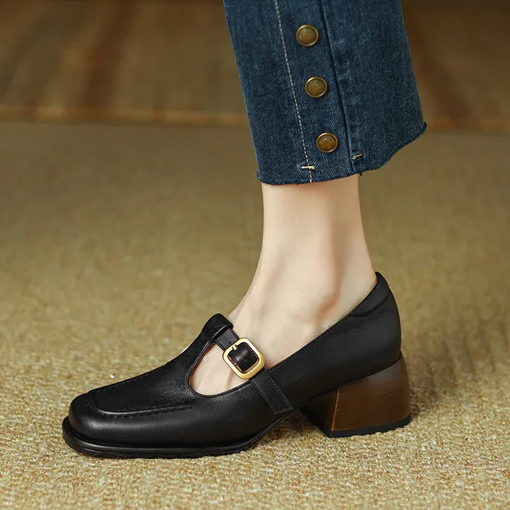 Dorotea | Scarpe con cinturino a T in stile vintage