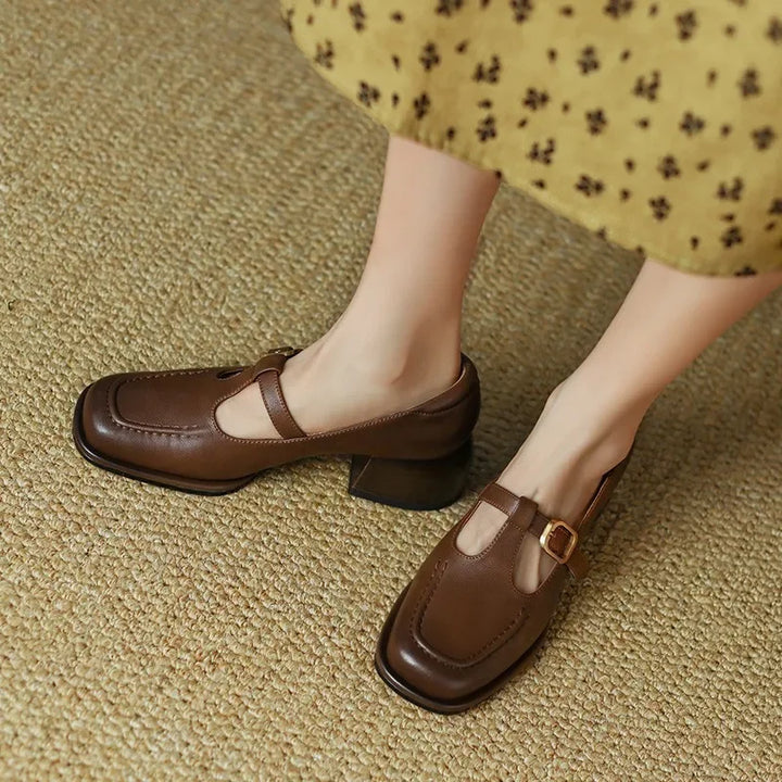 Dorotea | Scarpe con cinturino a T in stile vintage