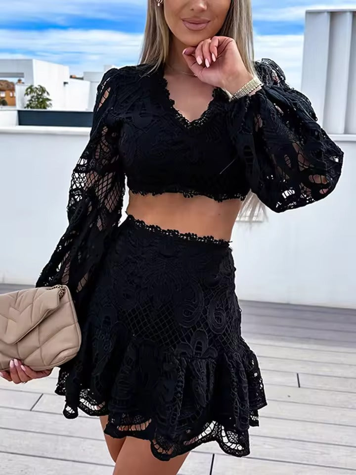 Margherita | Completo Elegante in Pizzo