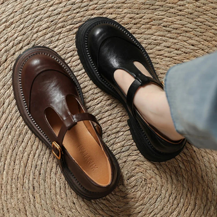 Fabrizia | Scarpe vintage con cinturino a T