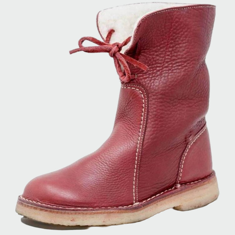 Camilla | Stivali in pelle impermeabile con fodera in lana