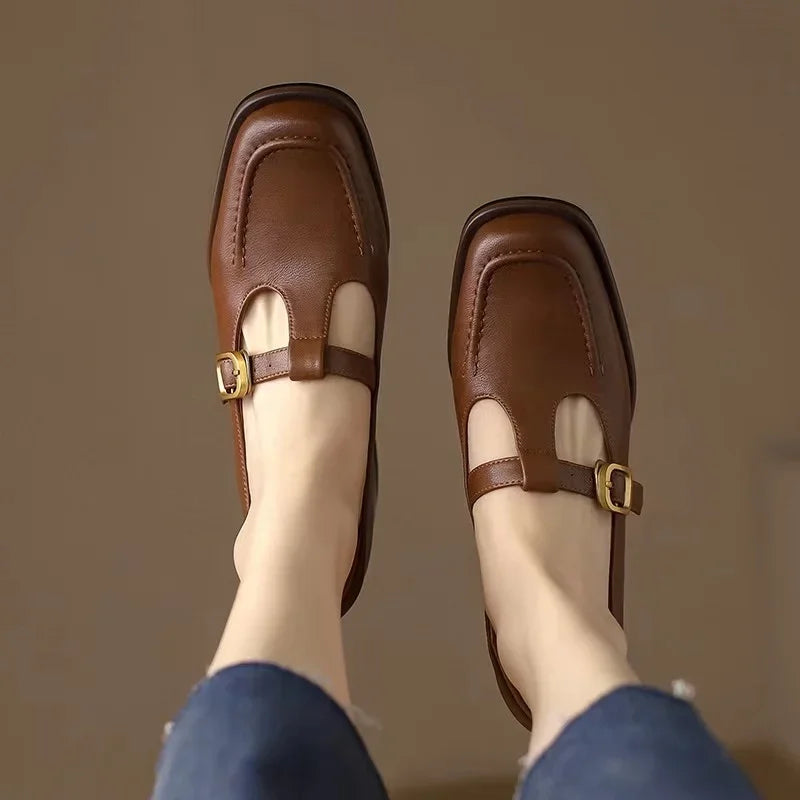 Dorotea | Scarpe con cinturino a T in stile vintage
