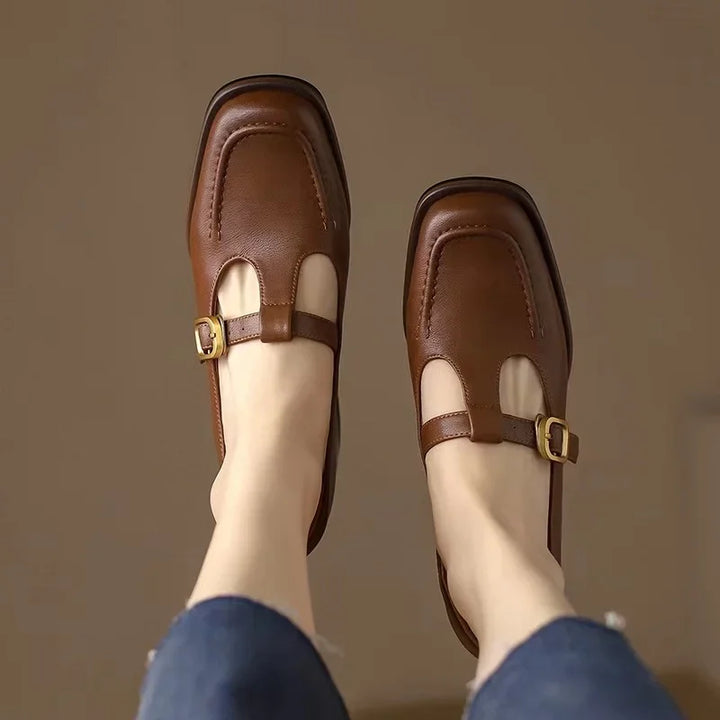 Dorotea | Scarpe con cinturino a T in stile vintage