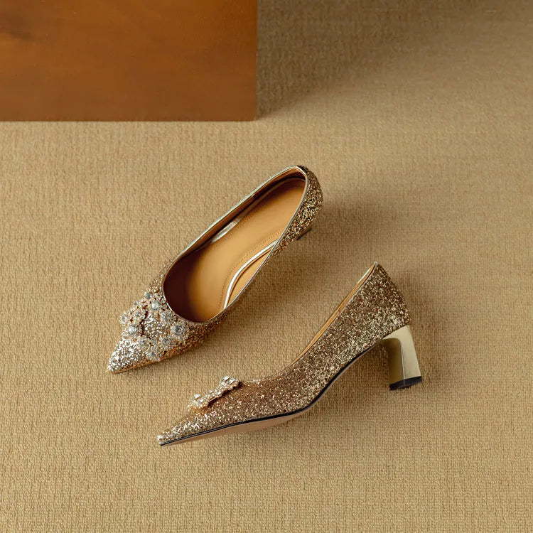 Lorena | Décolleté glitterate