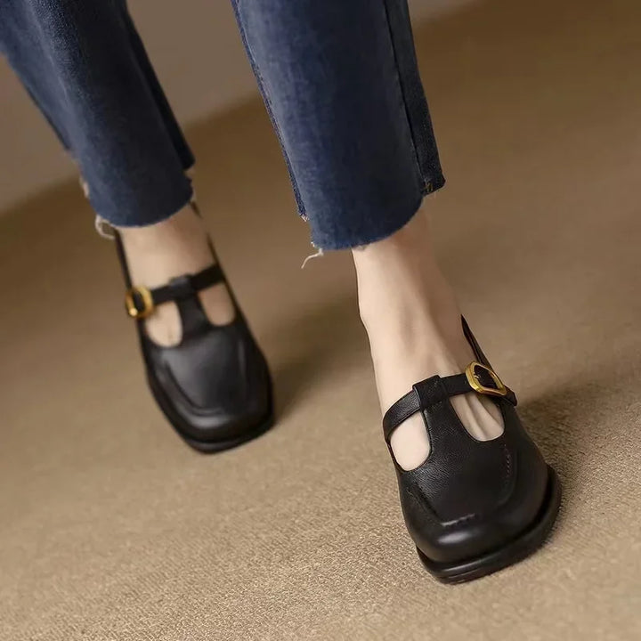 Dorotea | Scarpe con cinturino a T in stile vintage