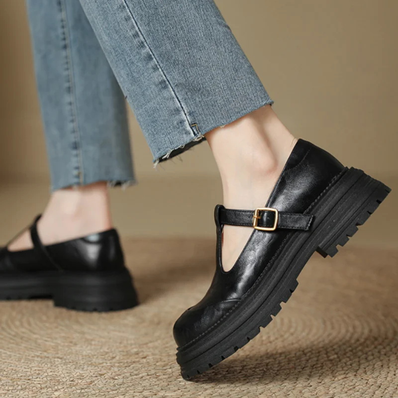 Fabrizia | Scarpe vintage con cinturino a T