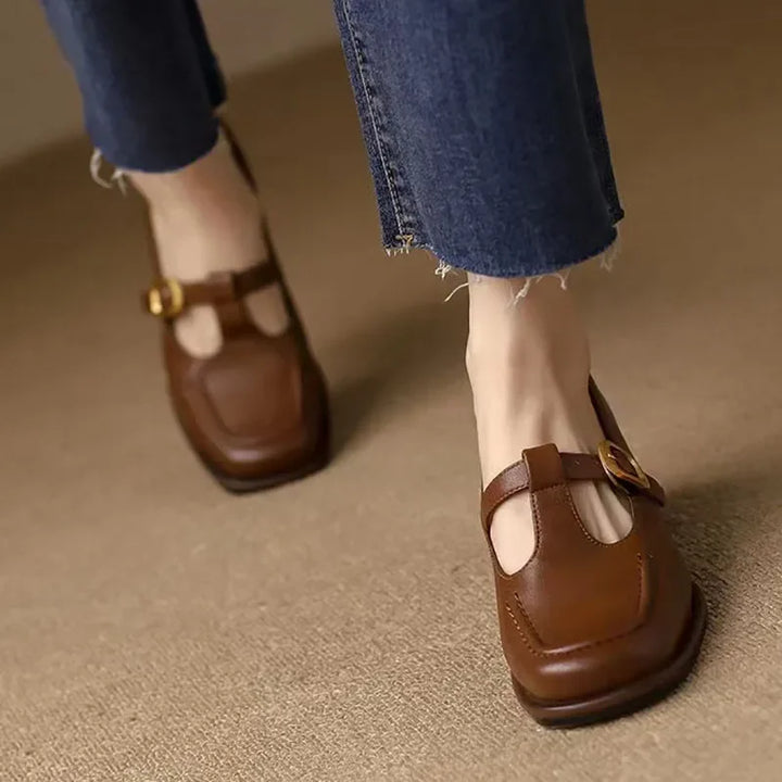 Dorotea | Scarpe con cinturino a T in stile vintage