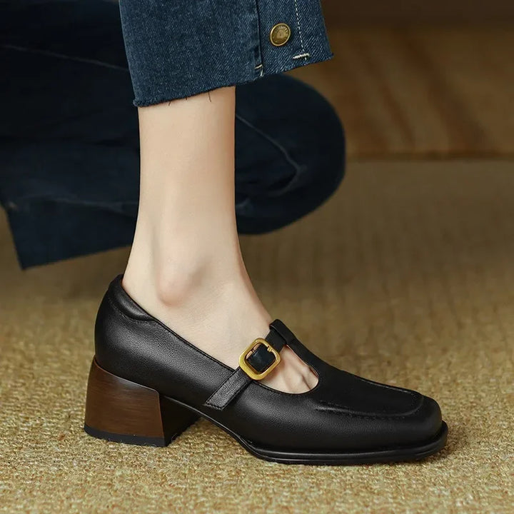 Dorotea | Scarpe con cinturino a T in stile vintage
