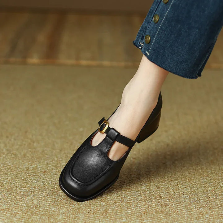 Dorotea | Scarpe con cinturino a T in stile vintage