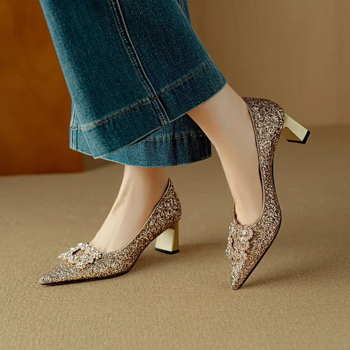 Lorena | Décolleté glitterate