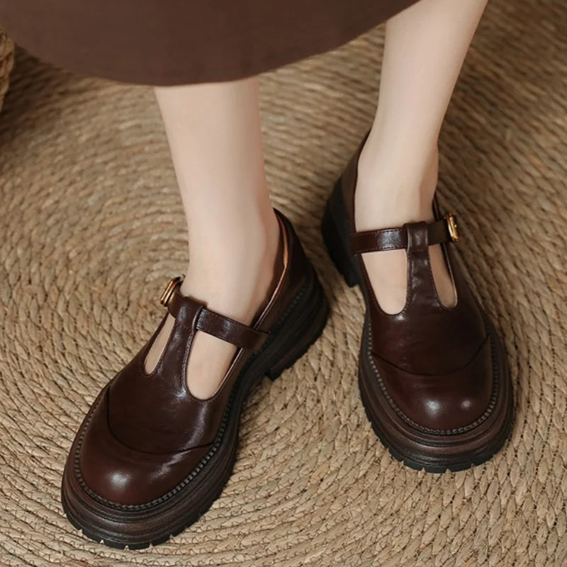 Fabrizia | Scarpe vintage con cinturino a T