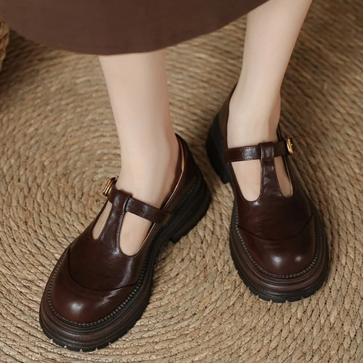 Fabrizia | Scarpe vintage con cinturino a T
