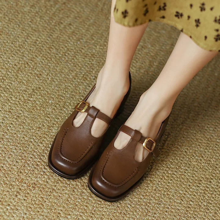 Dorotea | Scarpe con cinturino a T in stile vintage