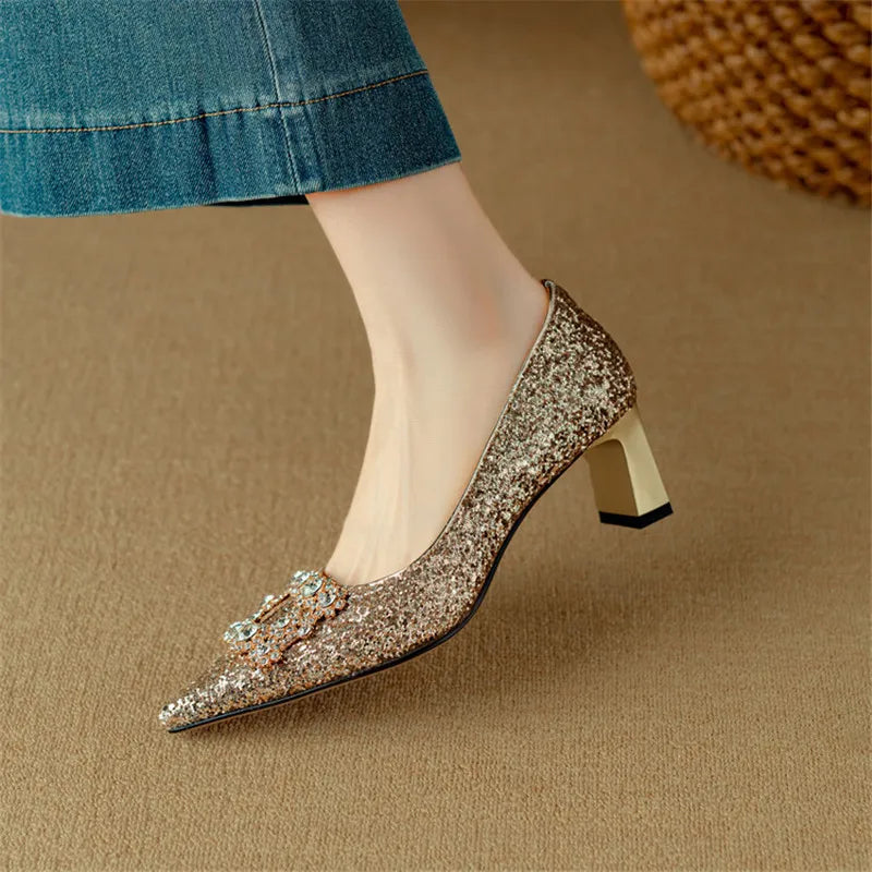 Lorena | Décolleté glitterate