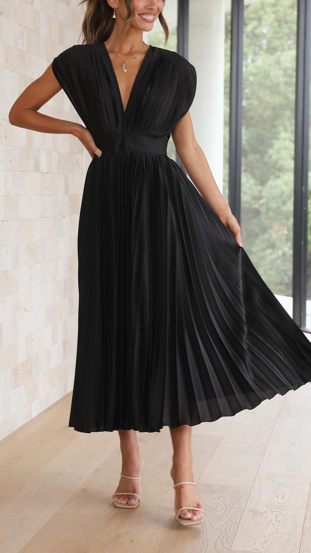 Ernesta | Abito plissé elegante