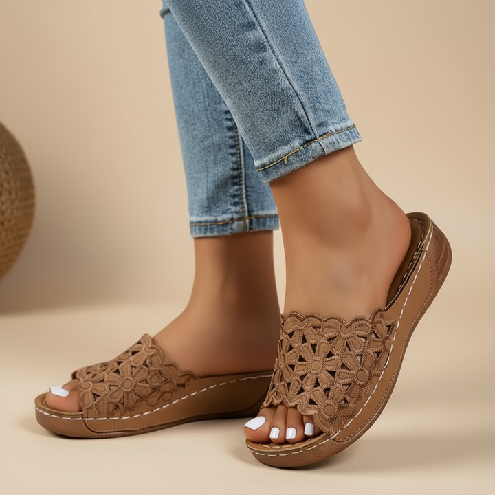 Sandali ergonomici Adriana – colore Marrone
