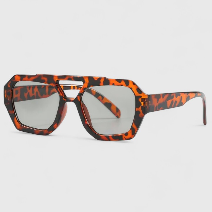 Occhiali da Sole Eleganti Anna – colore Leopardo Grigio