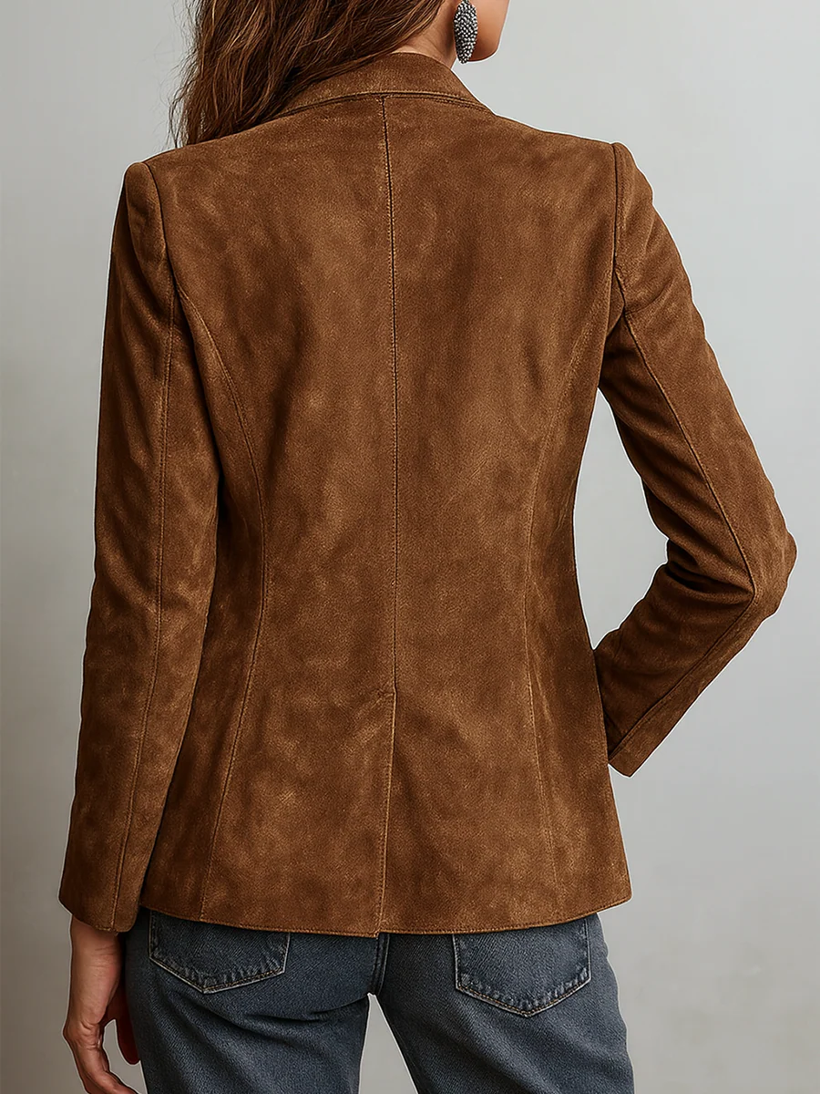 Aurora | Blazer vintage marrone, foto 2