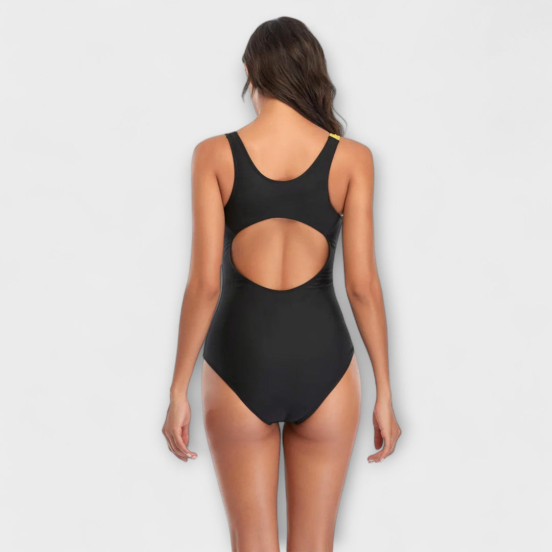 Costume da Bagno Intero Sportivo con Scollo Sulla Schiena Aurora – foto 4