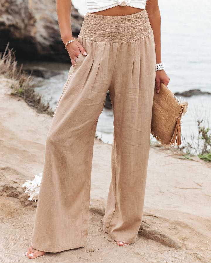 Cristina | Pantaloni Larghi da Spiaggia