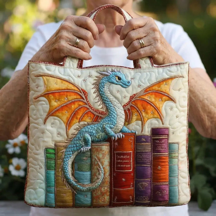 Borsa Artigianale – Drago Verde Guardiano dei Libri, foto 2