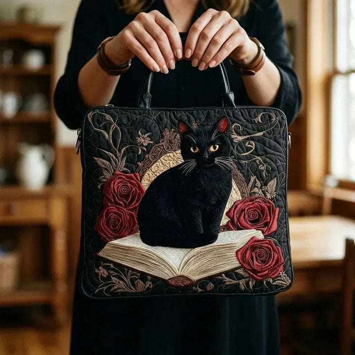 Borsa Artigianale – Gatto Nero e Libri, foto 2