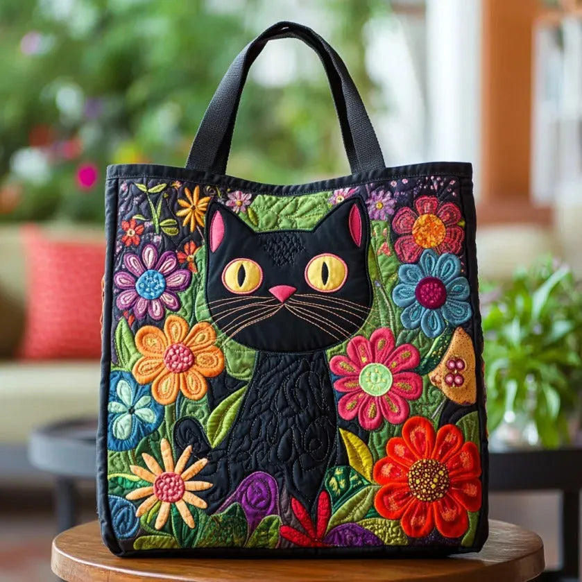 Borsa Artigianale – Gatto Nero Magico