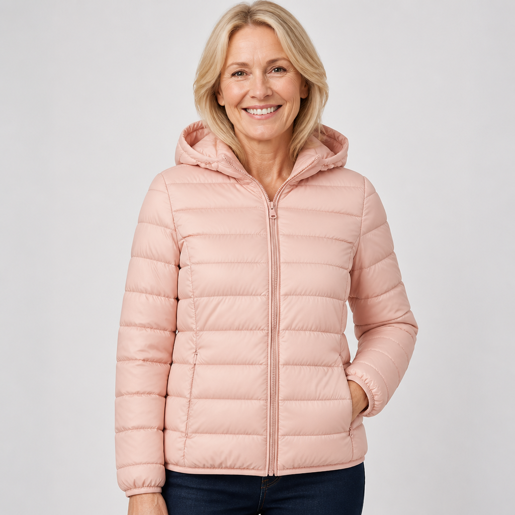 Giacca di mezza stagione rosa chiaro Brunella