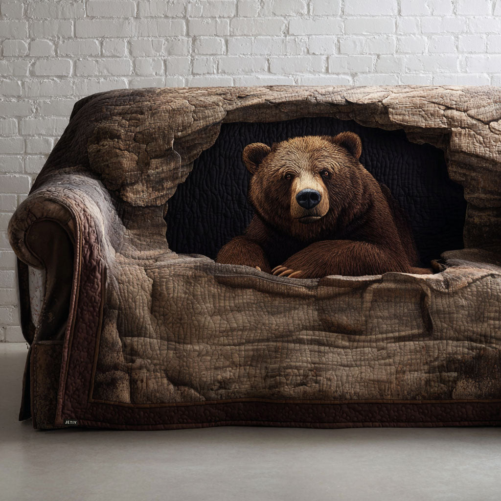 Cara – Copridivano Trapuntato Orso Grizzly