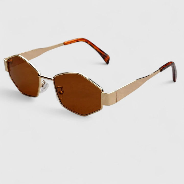 Occhiali da sole sofisticati Carlotta – colore Oro/Marrone
