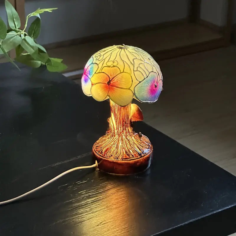 Fungo Boho – lampada a forma di fungo fiorito, foto 5