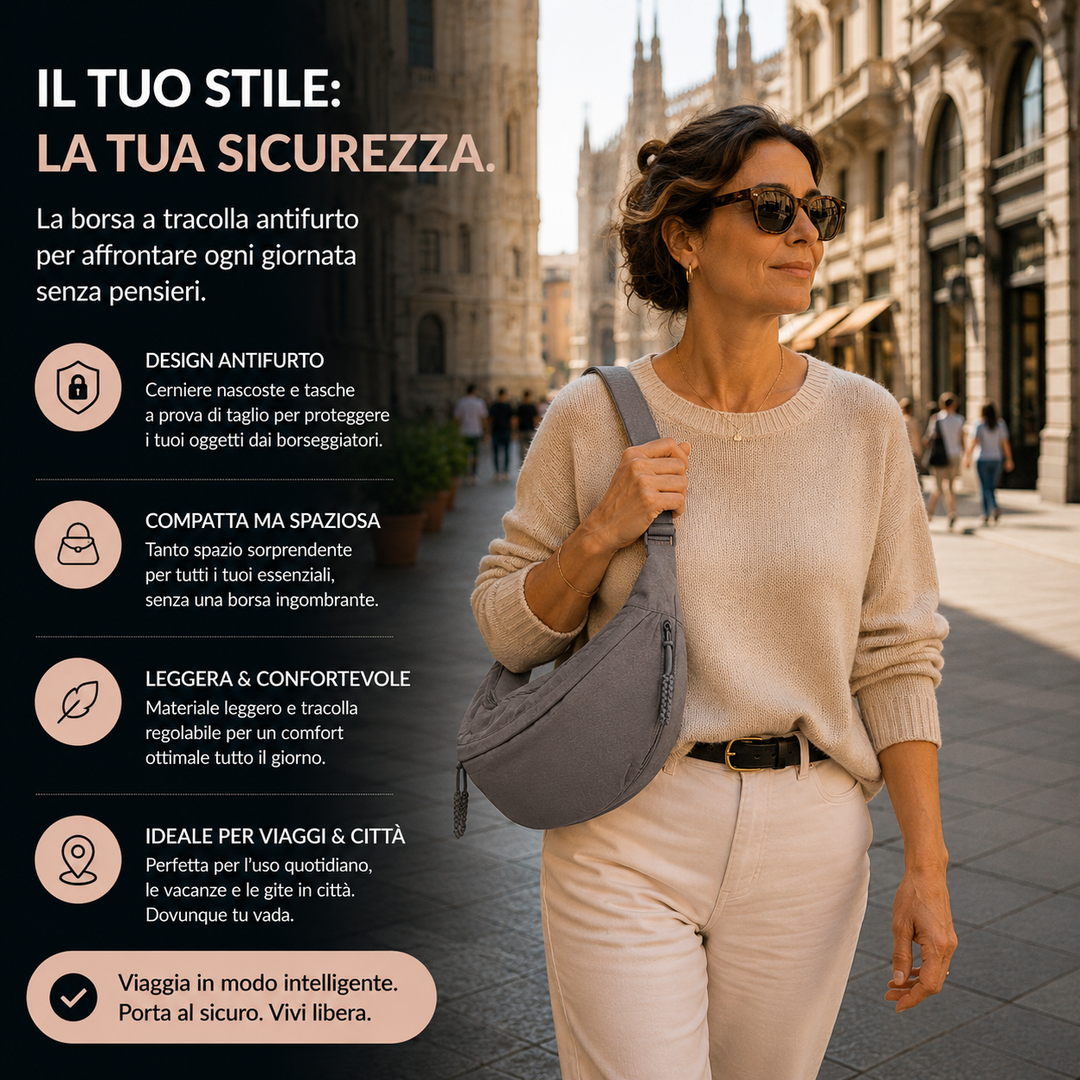 Chiara – Borsa a Spalla Grigio, foto 2
