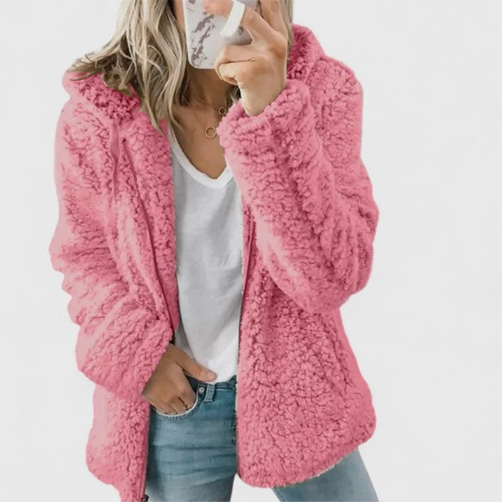 Giacca Confortevole Chiara – colore Rosa Fluo