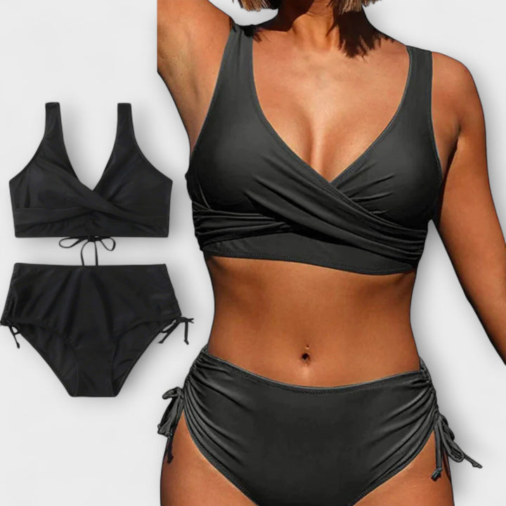 Set di Bikini Stiloso 2 Pezzi Costanza – colore Nero