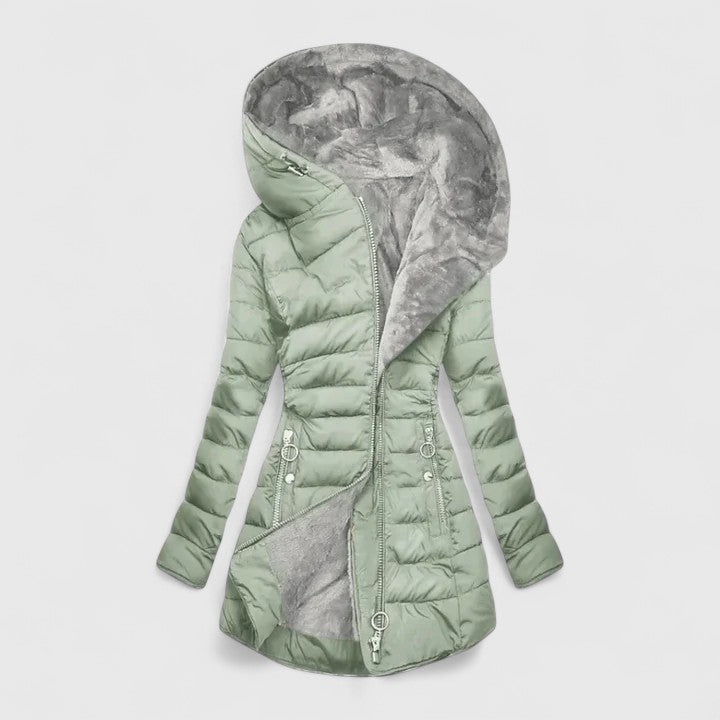 Cappotto Confortevole Diana – colore Verde Chiaro