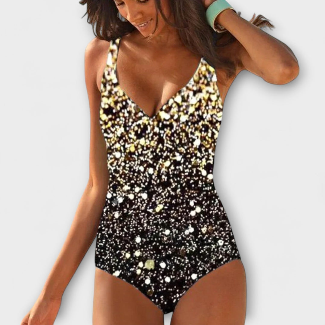 Bikini Tricolore Elena – colore Nero Marrone