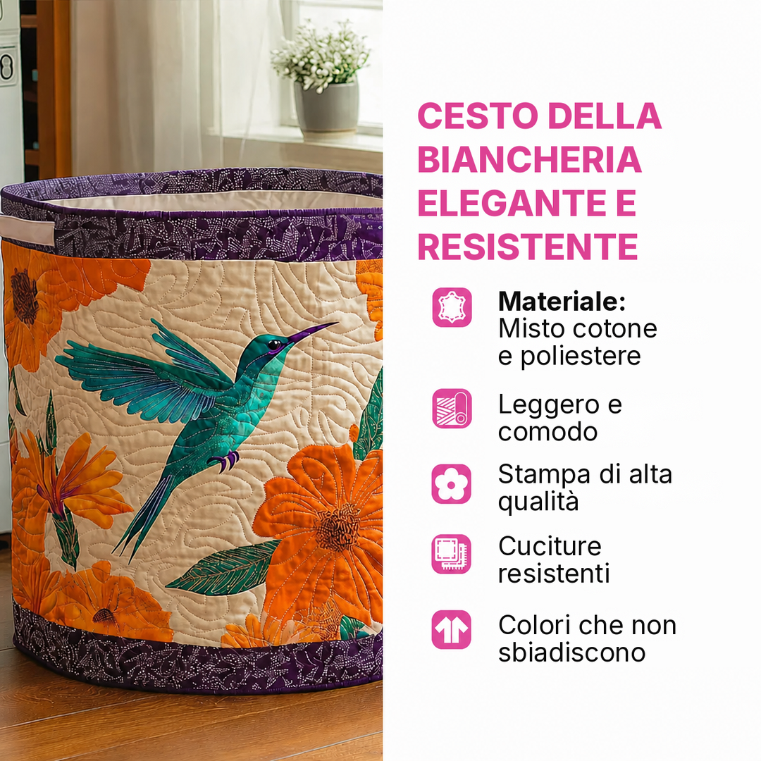 Emilia | Cesto della Biancheria Cucciolo in Fiore, foto 3