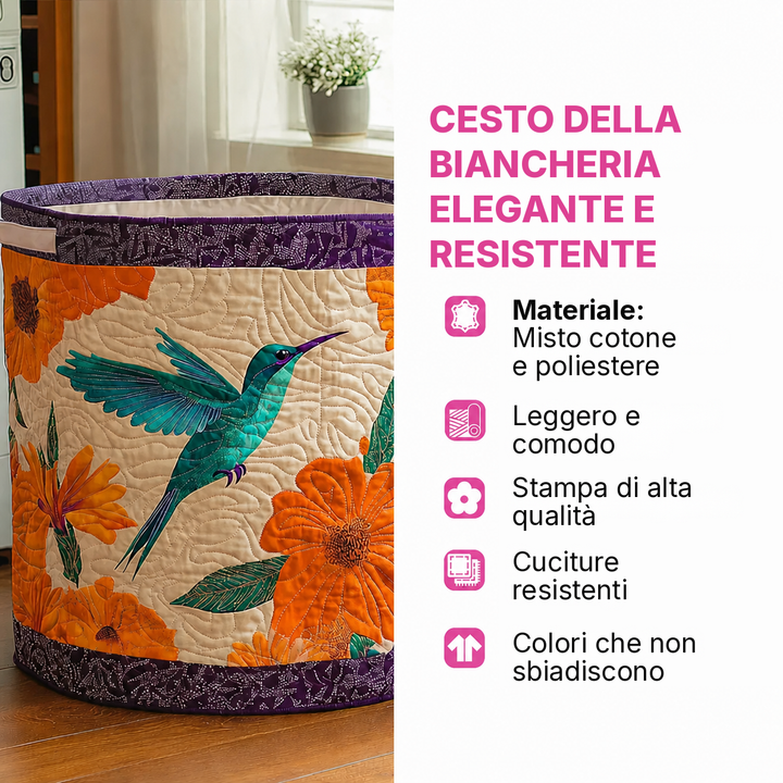Emilia | Cesto della Biancheria Cucciolo in Fiore, foto 3