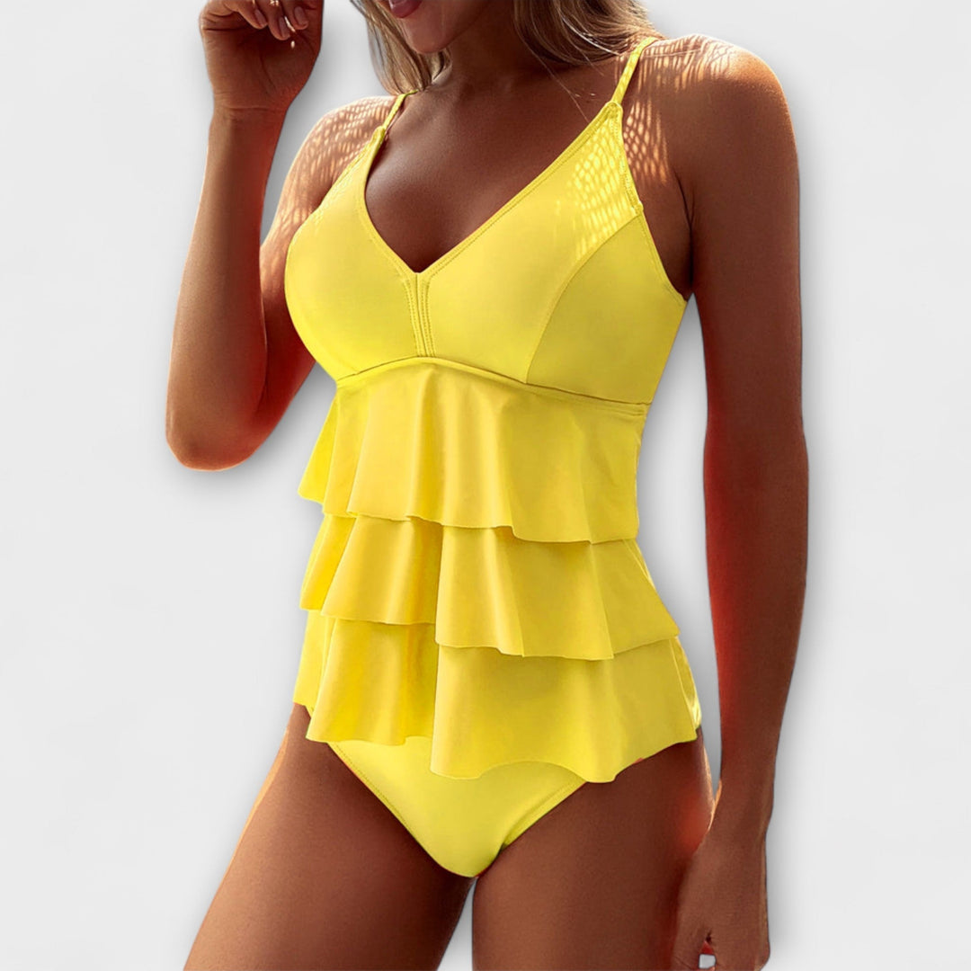 Costumi da bagno eleganti Eva – colore Giallo