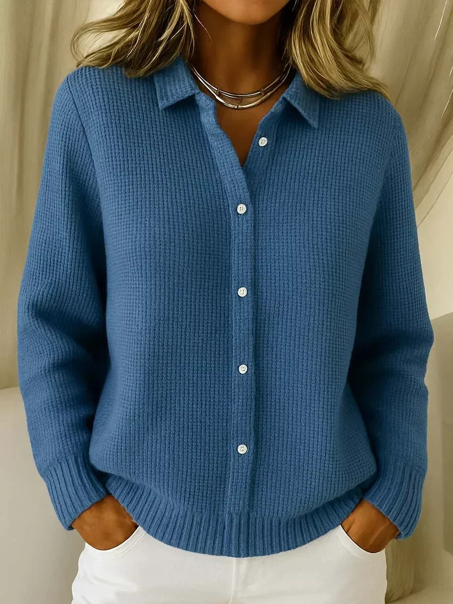 Vera | Cardigan in maglia testurizzata abbottonato