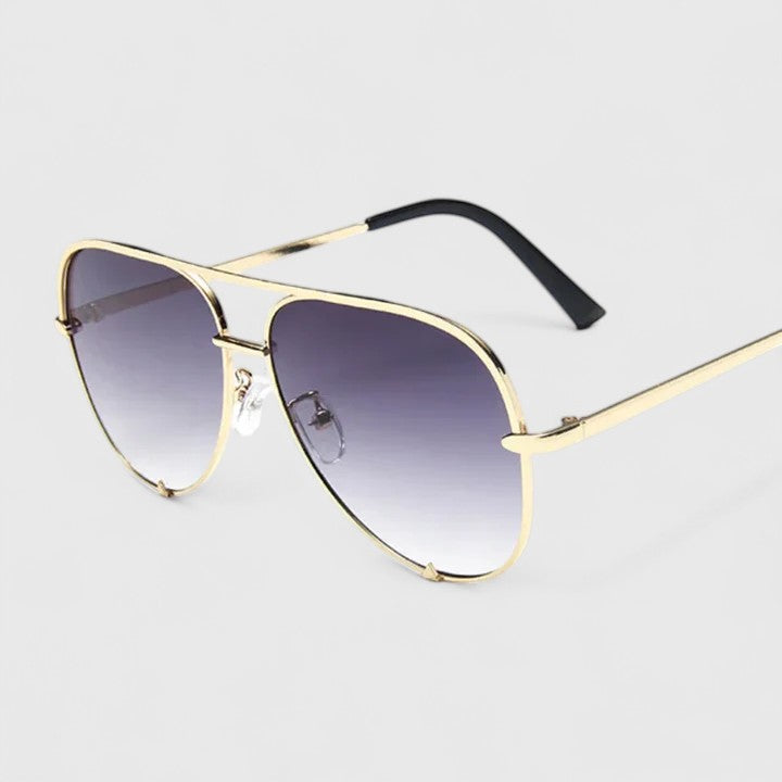 Occhiali da sole eleganti Federica – colore Oro Doppio Grigio