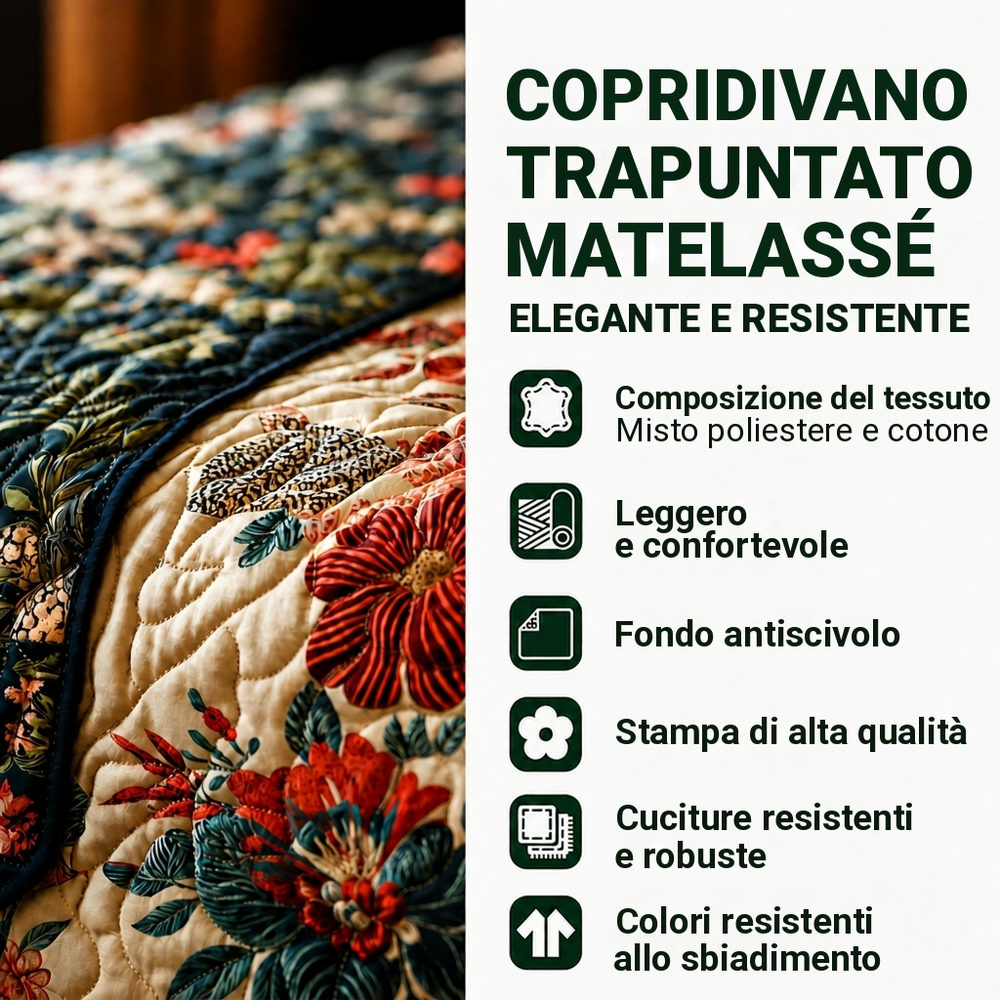 Felicia – Copridivano Trapuntato Angolo Lettura, foto 2