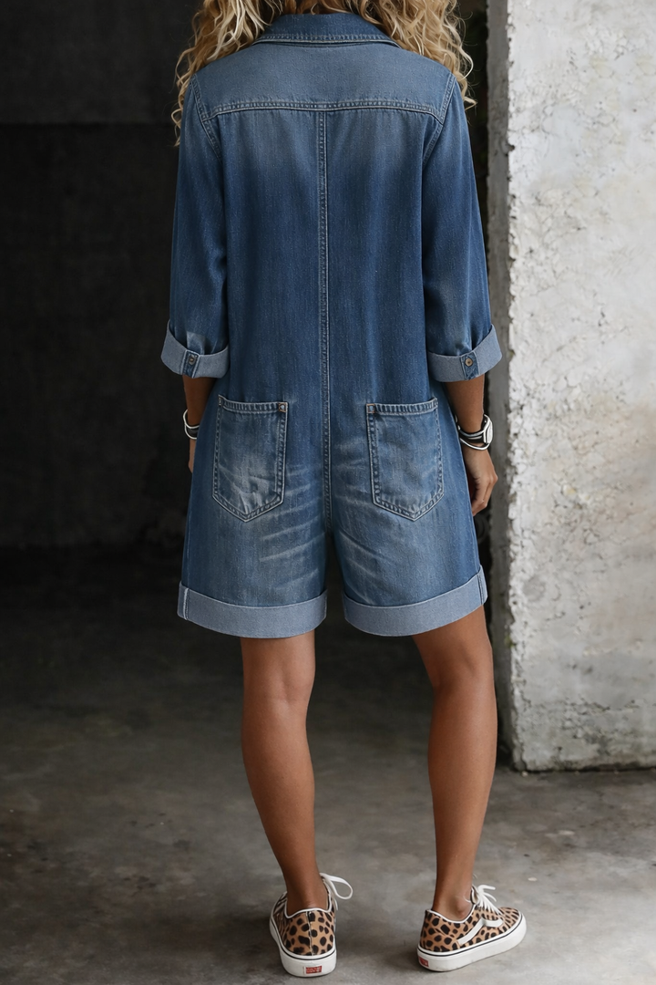 Jumpsuit casual con shorts Francesca – foto 2