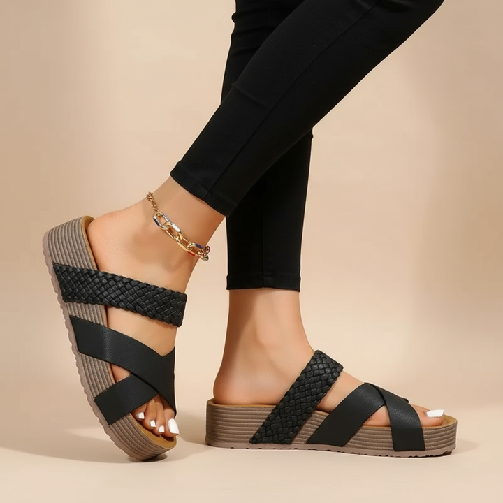 Sandali ortopedici comodi Gabriella – colore Nero