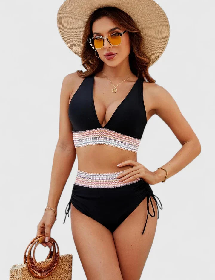 Set di Bikini Elegante Gaia – colore Nero
