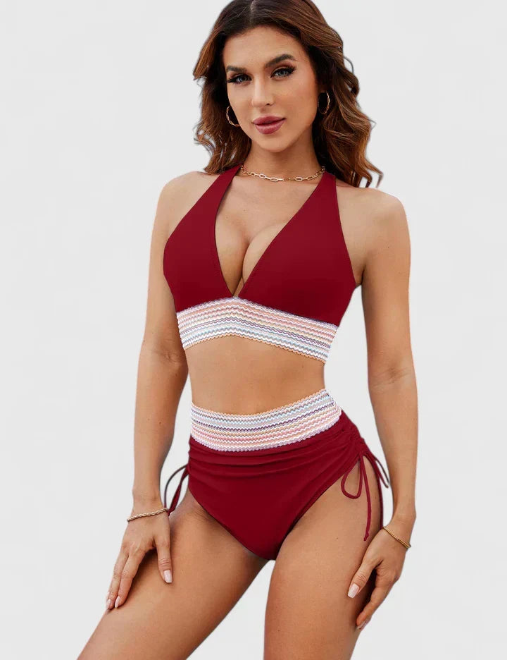 Set di Bikini Elegante Gaia – colore Rosso