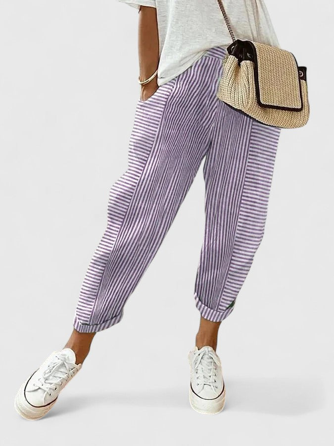 Pantaloni Confortevoli Giulia – colore Viola